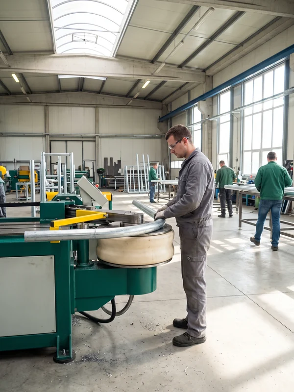 CNC pipe bender forming galvanized soft play frame pipe